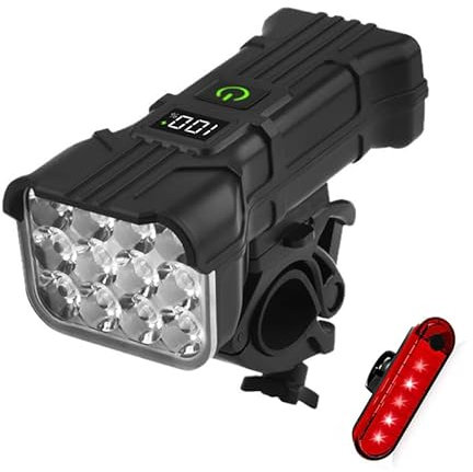 YOFAB Luces Bicicleta Delantera Y Trasera para Orbea Carpe 40 2019, Bicicleta LED Ultra Brillantes, Luces Bicicletas Impermeables para Ciclismo de Carretera y Montaña de la Noche