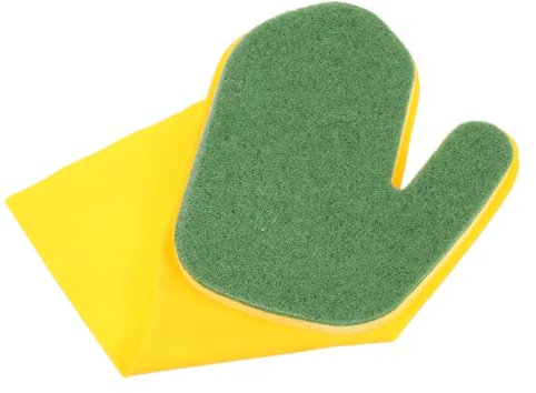 Veemoon 1Piece Latex Sponge Cleaning Gloves Durable Kitchen Dishwashing Tool with Nonslip Design for Household Cleaning and Washing Up and Comfortable for Daily Use