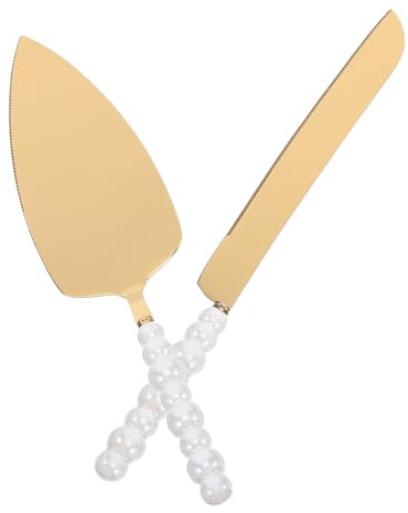 NUOBESTY Spatola Per Torta in Metallo Lama Seghettata in Acciaio Inossidabile Elegante Strumento Per Servire Dolci Pizza e Dessert Di Compleanno Utensile Da Taglio Multifunzione Per Pasticc
