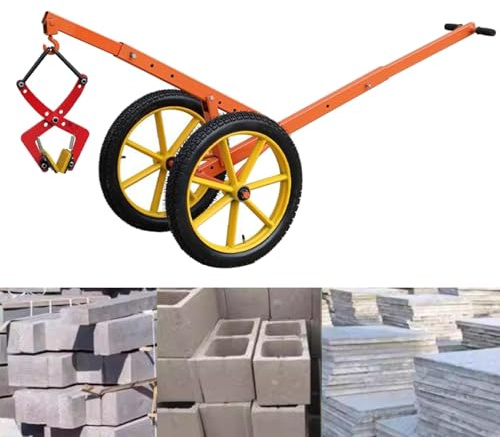 Bordsteinheber, Bauheber, Ergonomisch Gestaltet, Tragkraft 250 Kg/550 Lb, Geeignet for Unebenes Baustellen Gelände