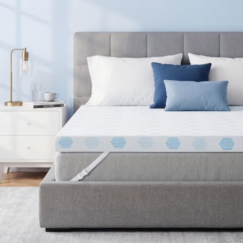 Surmatelas 90x200 Mousse mémoire Forme Gel 7cm Respirant