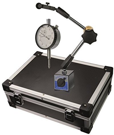 CNC QUALITÄT Messstativ - Magnetständer mit Magnetfuß und Messuhr im Satz - Länge 340 mm