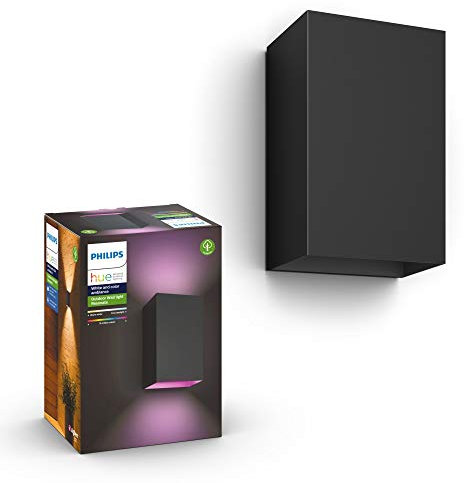 Philips Hue White & Col. Amb. Resonate Wandleuchte schwarz 1200lm