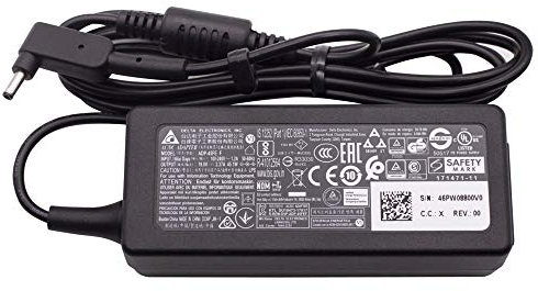 Original Delta 45W Laptop Charger for Acer Aspire 5 A515-55 A515-56 A515-46 A515-54 A514-54-501z 54-55ZD Chromebook 11 R11 13 14 15 C720 C720P C738T C740 C810 CB3 CB5 CB3-532 CB3-431 Power AC Adapter