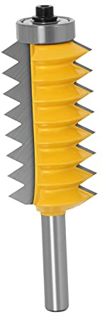 B Blesiya Tenon Couverts Doigt Joint Routeur Bit Réversible Doigt Joint Colle Joint Routeur Bit pour Outil de Coupe de Travail Du Bois - 0,3x2,12 pouces
