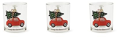 Excelsa Juego de 3 vasos listos para Navidad