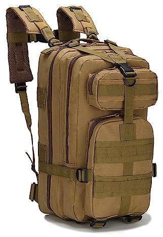 Lixada Taktisch Wanderrucksack Outdoor Rucksack, Molle Assault Pack für Camping Wandern Rucksackreisen, Jagd Umhängetasche, Überlebensrucksack, Schulrucksack