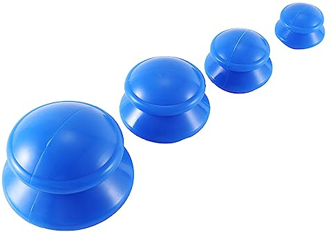berjalan Blau Vakuumdosen Massage Silikon SchröPfen Feuchtigkeit Absorber Ventouse Anti Cellulite Physiotherapie Gesundheitswesen GeräT 4 StüCke