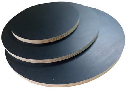 Runde Siebdruckplatte 12 mm, 15 mm, 18 mm, 21 mm - Wasserfest & Vielseitig einsetzbar für Möbel, Anhänger und mehr! (21mm (500mm))