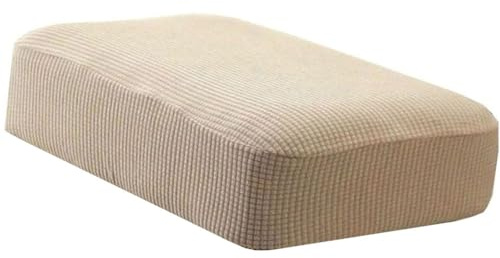 Fundas para taburetes rectangulares, fundas de taburete de bar rectangulares de pana jacquard, fundas de taburete de tocador lavables para mostrador, fundas de asiento de taburete de bar, funda de