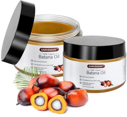Batana Hair Öl - 100% Natural Batana Oil for Hair Growth, Prevents Hair Loss and Split Ends, Thick Hair Haaröl verhindert Haarausfall beseitigt Spliss erhöht die Haardicke für Männer und Frauen