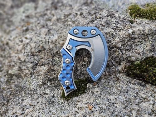 Midgards-Messer NORI NANO V2 Titan Neckaxt Mini Axt (TITAN Version) Sofort Lieferbar !