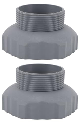 Adaptateur de tuyau de piscine, 2 pièces Connecteur de tuyau de piscine 19 Accessoires de piscine Adaptateur de tuyau de piscine hors sol Adaptateur de vidange de piscine pour montage mural Piscine