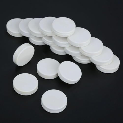 20Pcs White Rattle Box Noise Maker Insert Squeaker Plastic Ring Box Repair Fix, Rattle Accessories (15mm)