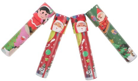 CORHAD 4stücke Weihnachts-kaleidoskope Für Junge Mädchen Bildungs-Spielzeug Zur Farberkennung Und Kreativität Für Geburtstagsfeiern Goody Bags Und Klassenzimmer-aktivitäten