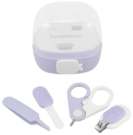 Toyvian 4stücke Teiliger Nagelknipser Für Junge Mädchen Mit Sicherheitsschutz Für Neugeborene Mit Sanfter Feile Nagelknipser Für Kleinkinder Aus Rostfreiem Stahl Mit Reiseetui