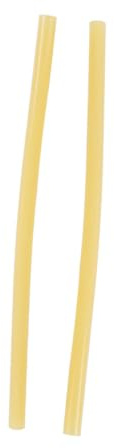 NUOBESTY Flexible Heißklebestifte Schnell Schmelzend aus Gummi 24cm lang 2 Stück Orange Pfeilspitzen Klebesticks für Basteln und Bogenschießen