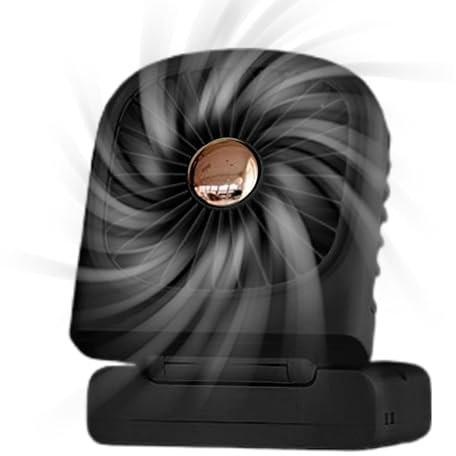 Ventilador de viajes plegable, ventilador portátil de mano - Ventilador de batería plegable con pantalla digital,Refrien el gadget, el soplador de enfriamiento para de escritorio de casas de dormitori