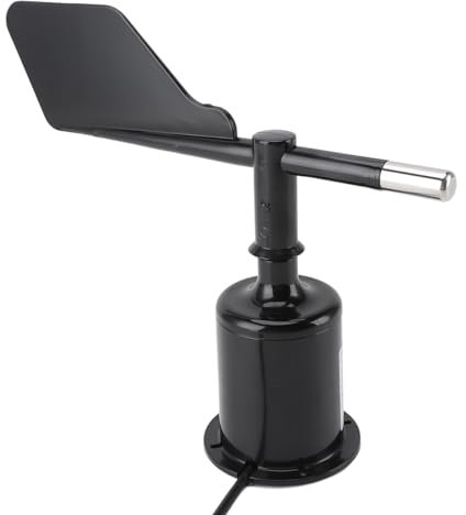 Windrichtungssensor, Windsensorbecher Hochgenauigkeitsrotationstyp Anemometer Instrument 360 Grad Wind Transmitter Sensor Windgeschwindigkeitsüberwachungssensor für Garten DC9 Bis 30 V