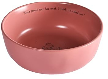 Fyrklövern Winnie Puuh Schale Disney, 15 cm, Steinzeug, Spülmaschinenfest, Seidenmatte Glasur, inkl. Geschenkbox, Rot