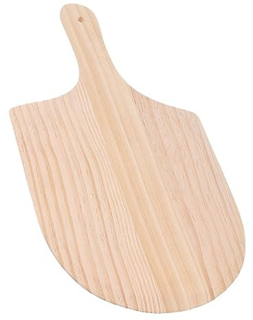 Warmhm Wood Pizza Peel Handle Wooden Pizza Paddle Cheese Bread Wood Serving Board
