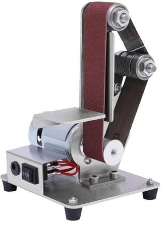 DIY Mini Belt Sander 775 Motor Abrasive Vertical Sand-Belt Machine Large Torque Multiple Application Scenarios