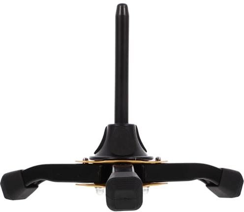Ciieeo Support pour Clarinette Pliable en Fer Trépied Portable pour Clarinette Hautbois et Flûte Accessoire pour Instruments à Vent Siège Jaune Stable et Léger