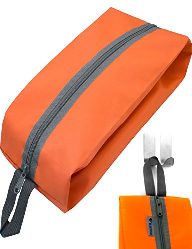 Outdoor Saxx® – campingväska tältväska skoväska, utrustningsväska kulturväska, klädväska, dragkedjestängning rem slitstark, 35 x 15 x 10 cm orange