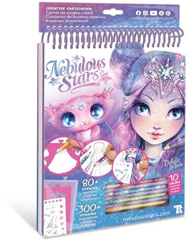 4M Nebulous Stars Nebulia's Creative Sketchbook,30x22x2cm