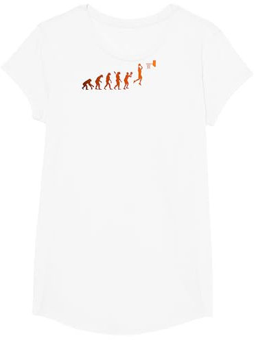 Dunking Basketball Spieler Evolution T-Shirt