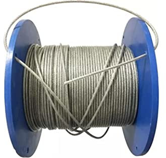 3 mm de diámetro (6 x 7) / 200 m de cable de alambre galvanizado.
