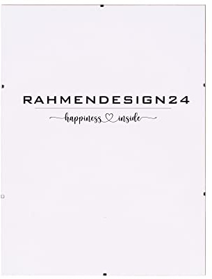 Rahmendesign24 Bilderrahmen, Rahmenlos, Cliprahmen 29,7x42 (DIN A3) Bildhalter, Fotorahmen, Wechselrahmen