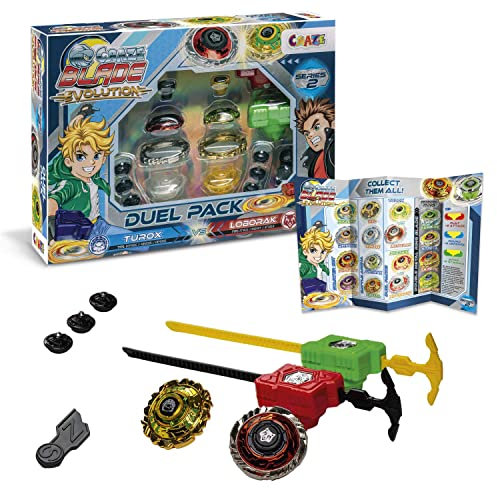Craze Blade Kampfkreisel - Turox Loborak Evolution, Metall Kreisel für Kinder, Blade Spielzeug 35962
