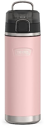ICON Series by THERMOS Stainless Steel Water Bottle with Spout 24 Ounce, Sunset Pink