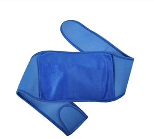 Compresas calientes, bolsa de agua, cubierta for botella, cinturón uterino cálido, calentador de manos grandes, almohadillas for la cintura, alivio del dolor Menstrual, invierno (Color : Blue)