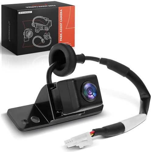 A-Premium Park Assist Camera Rear View Backup Reverse Camera Compatible with Select Nissan Models - 2013 2014 2015 2016 2017 Leaf - Replace# 284423NH0A