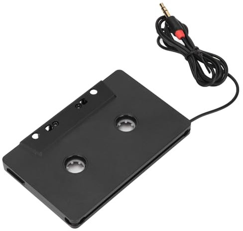 Yctze Adaptador Retro de Casete o Auxiliar para Coche de 3,5mm con Salida de 4 Canales, Reproductor de Cinta Estéreo para Coche para Digitalizar Vintage o