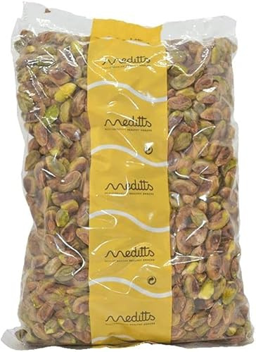 Meditts - Pistacho Tostado Mondado 1 kg | Sin Cáscara y Sin Sal Añadida | 100% Natural | Sin Gluten | Snack Saludable y Nutritivo | Rico en Proteínas, Fibra y Grasas Saludables