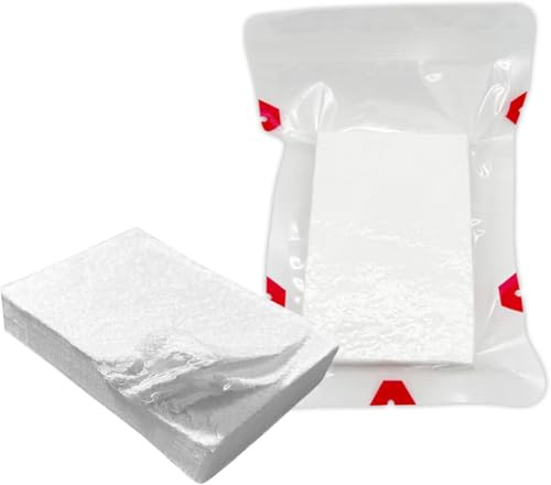 Sterile komprimierte Gaze, Z-gefaltete Erste-Hilfe- und Entlüftungsset, Zubehör für Zuhause, taktische und Notfälle, 11,4 cm x 4,1 m (10 Stück)