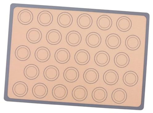 EPIGEIST Tapis de Cuisson Silicone Résistant Chaleur pour Macarons Tapis à Pâte Antiadhésif Matelas Flexible et Réutilisable pour Pâtisserie et Cuisson Au Four