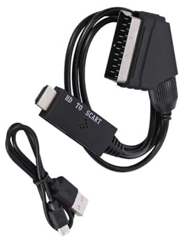 Cable de conversión de pantalla a adaptador Scart compatible con HDMI 1.3.