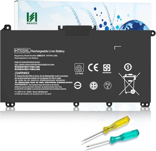 HT03XL L11421-542 Battery for HP 340 348 G5 240 245 250 255 G7 Series Pavilion 15-DW 15Q 14-DH 14Q-CS 14-CE 14-CK 14-DF 14-DQ 15S X360 14-DH 14M-DH Series L11119-855 L11421-2C2 HT03041XL