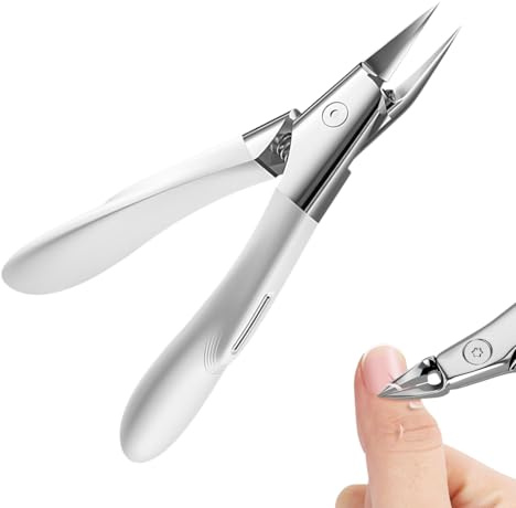 YRTUOP Kurvade Nagelklippare - Nagelskär För Seniorer | Ergonomisk Precision Nagelsax För Tjocka Inbyggda Naglar Alla Manikyr Pedikyr Nagelvård