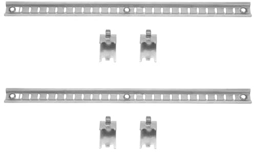 WEKADRIN Refrigerator Shelf Support Rack with Heavy-duty Design Stainless Steel Adjustable and 165mm Screw Hole Spacing for Fridge and Freezer Use