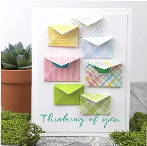 Stanzformen für Kartenherstellung, Stanzschablonen für DIY-Bastelarbeiten, Scrapbooking, Fotoalbum, dekorative Prägepapier-Stanzformen für Kartenherstellung, Schablonen + niedliche Anstecknadel