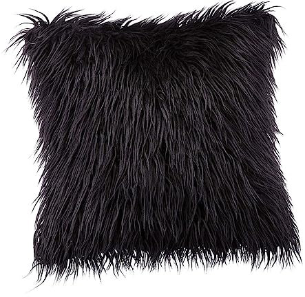 HEALEEP 1 Funda De Cojín De Lana Fundas De Almohada Decorativas as De Almohada Peludas as De Cojín Cojines Almohadas as De Almohada Europeas a De Almohada