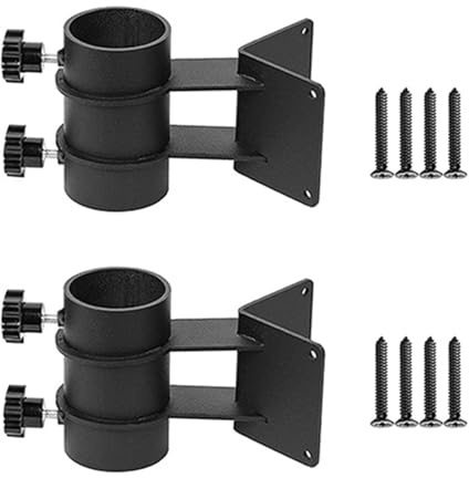 Wunikuda Morsetto per Ombrellone Terrazza, 2 Pezzi Parasole Giardino, Supporto per Morsetto Ombrellone, per Ristorante caffè Piscina Spiaggia Giardino Ringhiera Barca Prato