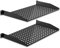 PYLE Estantería Rack. Bandeja 19” para Servidor. Estantes ventilados para Buena circulación del Aire, De Montaje en Pared. Soporte de Ordenador, Compatible, Universal. Pack de 2 Piezas. Negro