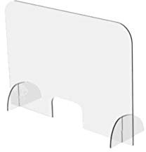 Franken GmbH SSW5085 - Schutzschild Aufsteller aus Acryl, 50x85 cm, 1 Stück