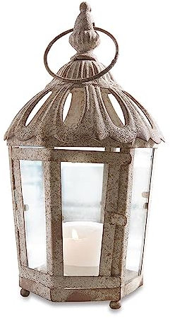 Loberon Lanterne Artemisie, Beige Vieilli